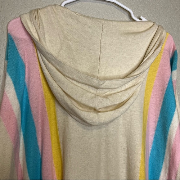 Torrid Colorful Striped Thin Hoodie Sweater Size 2X  (Torrid Size 1) - Picture 12 of 14